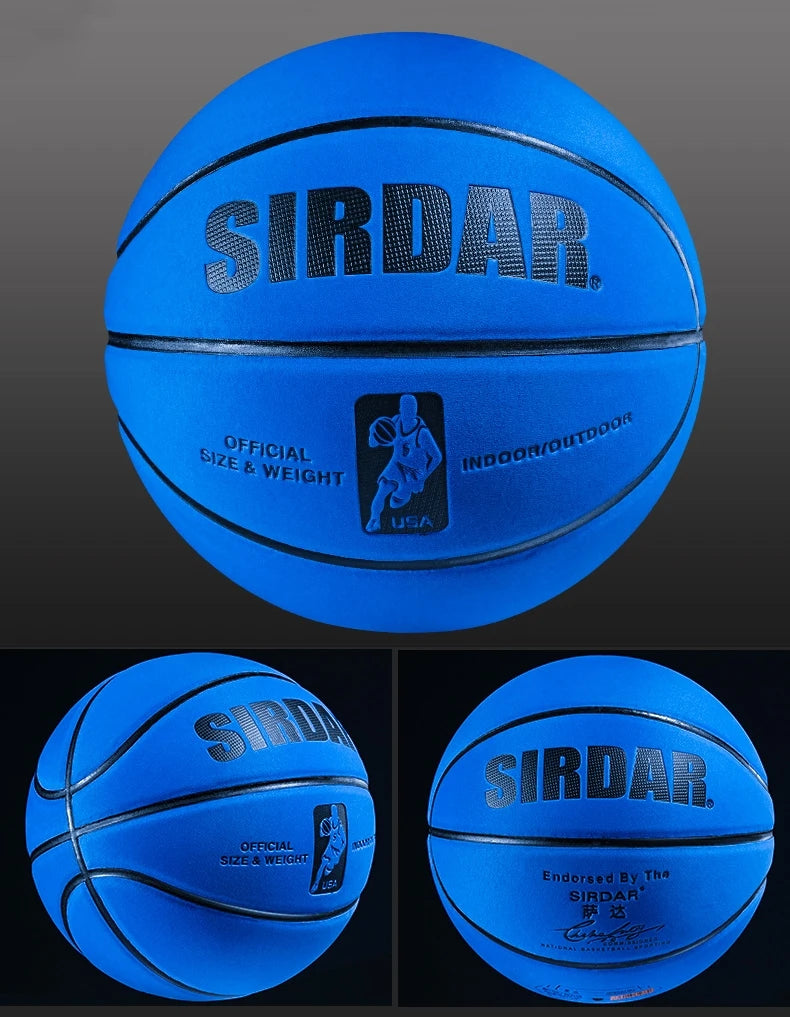 High-Durability Ultrafine Suede Basketball No.7 - Indoor/Outdoor, Non-Slip