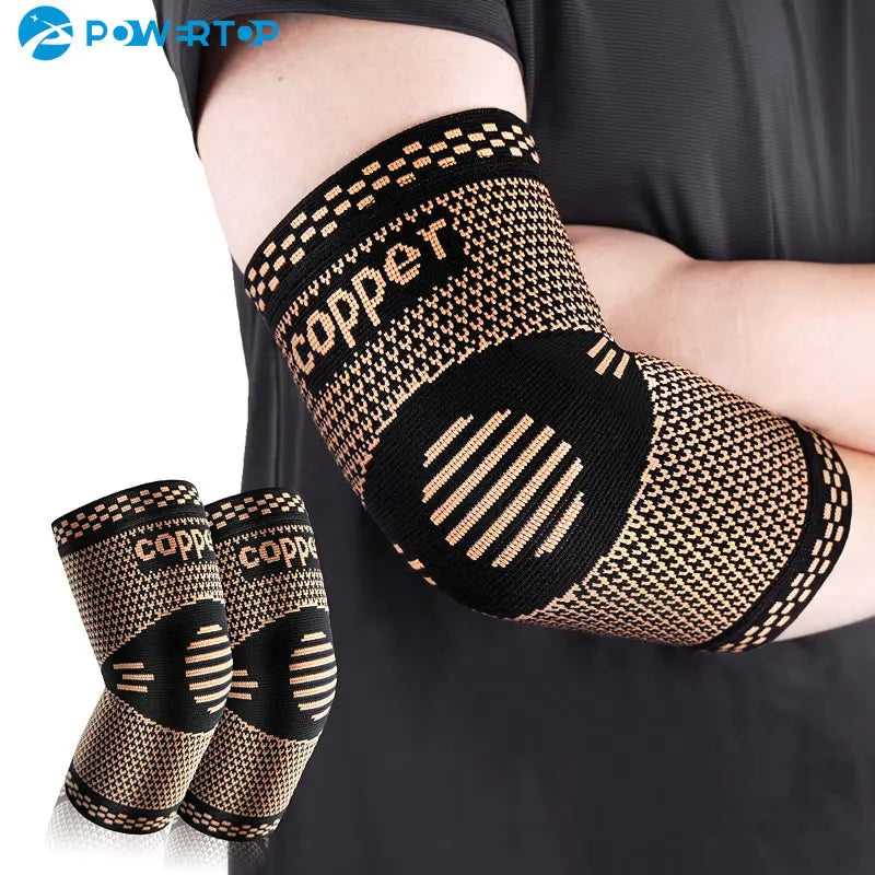 1PC Copper Elbow Brace for Pain Relief & Support