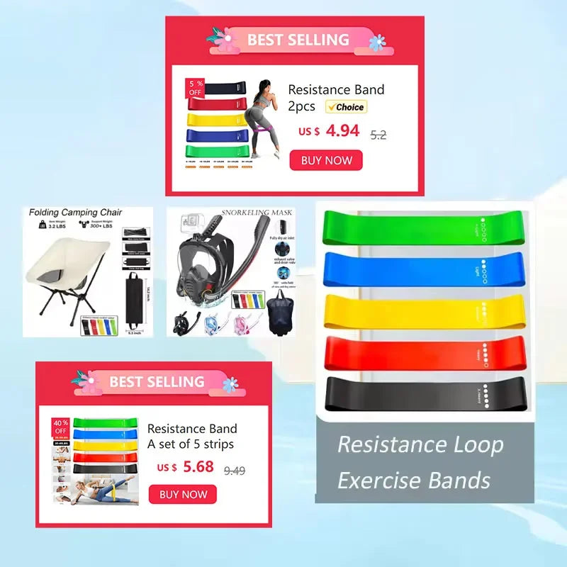 Resistance Loop Bands - Home Fitness & Strength Training