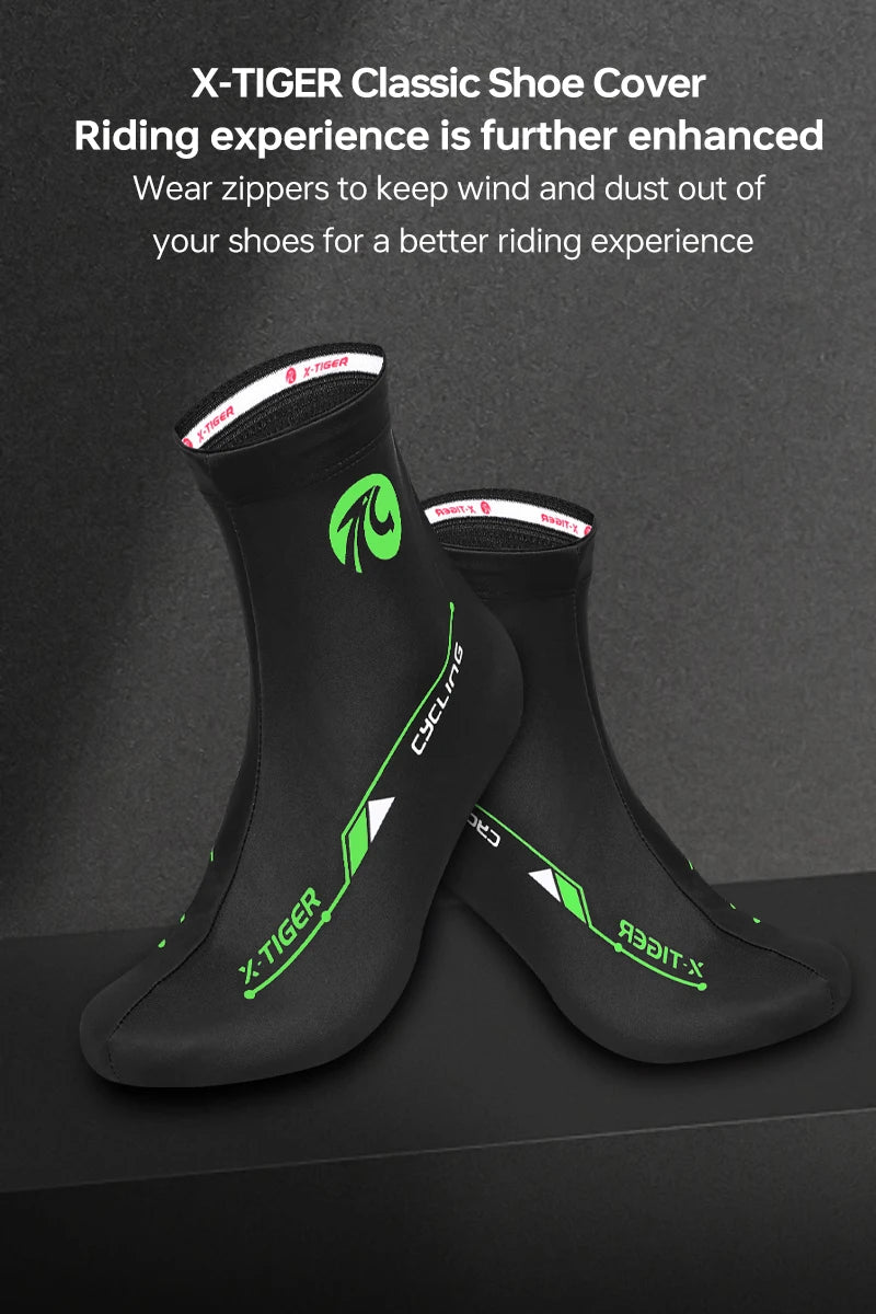 X-TIGER Cycling Shoe Covers - Quick-Dry Dustproof Overshoes