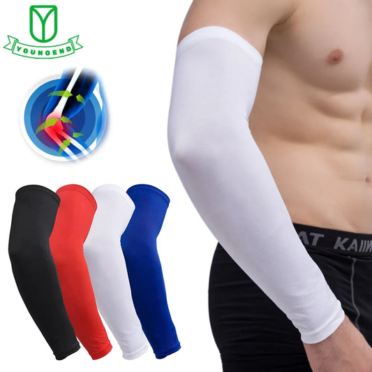 1PC Sports Arm Compression Sleeve - UV Protection & Arm Warmer